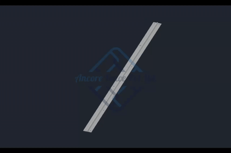 V Track for Slide Gate